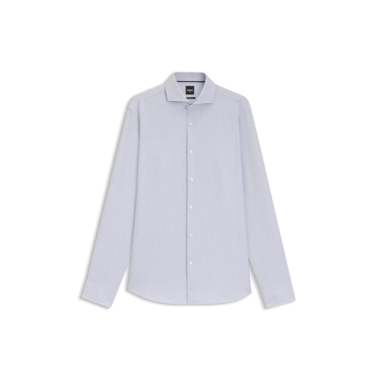 Boss hemd blauw 1