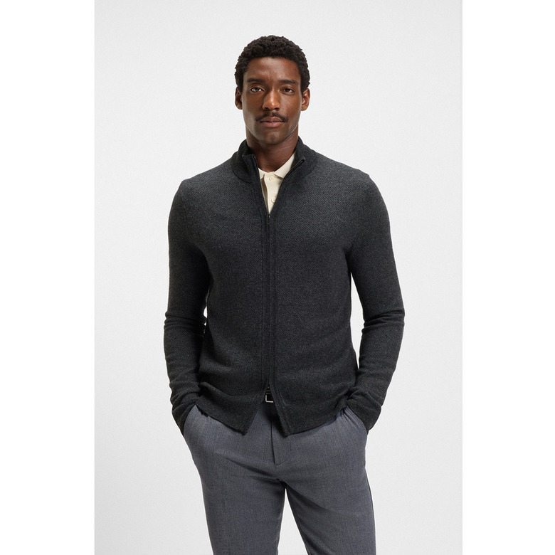 Boss cardigan black 2