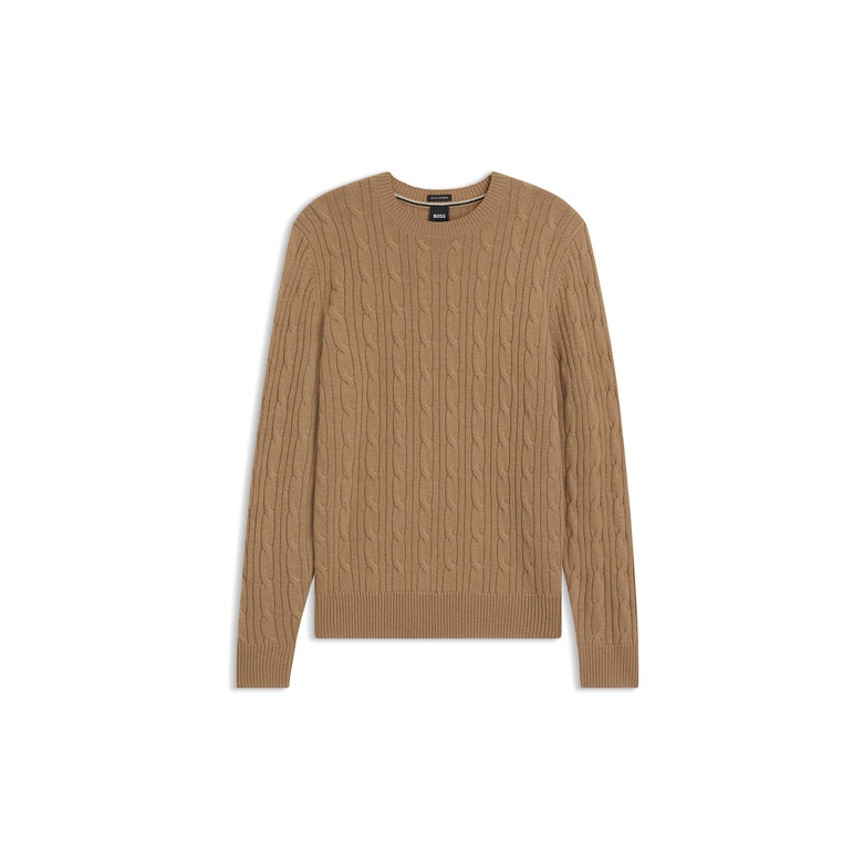 Boss sweater camel 1