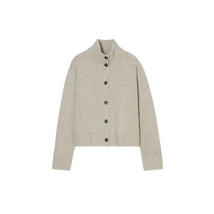 Closed cardigan grey