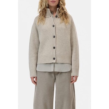 Closed cardigan grey
