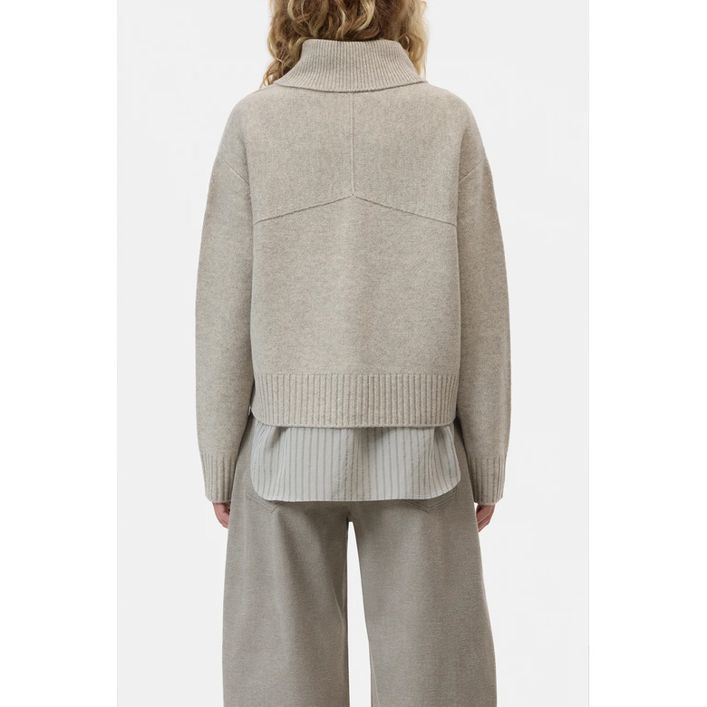 Closed cardigan grey 3
