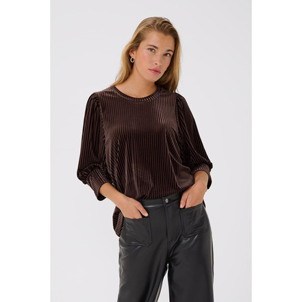 Kaffe blouse brown