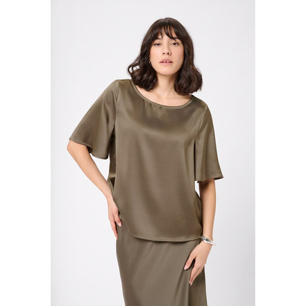Kaffe blouse brown