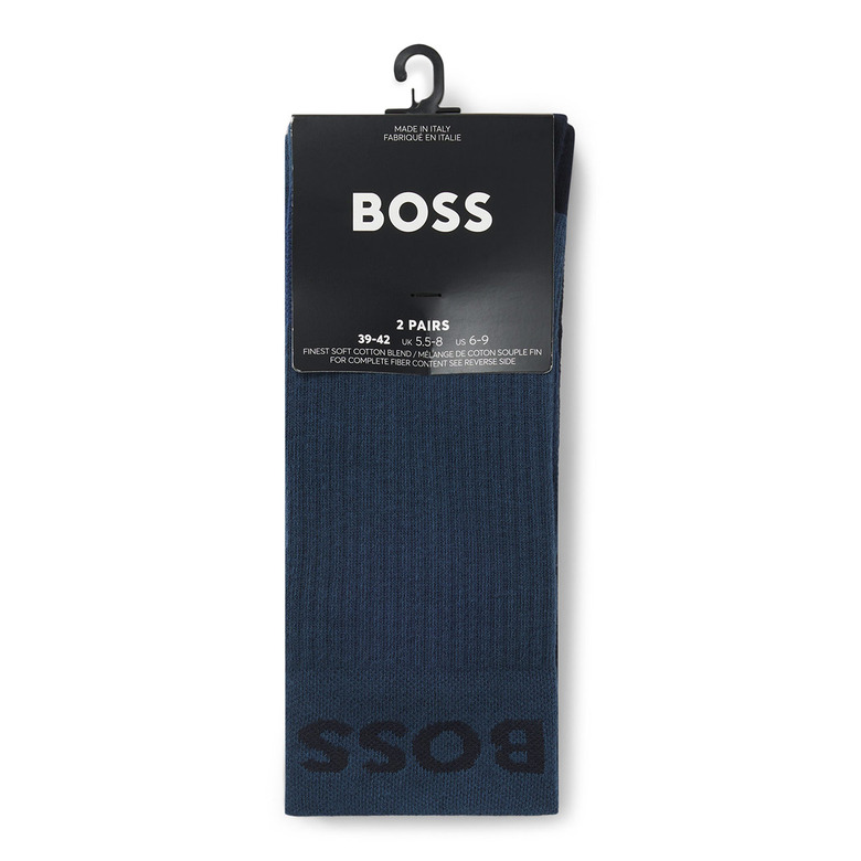Boss kousen blauw 2