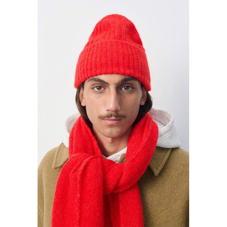 American Vintage beanie red 2