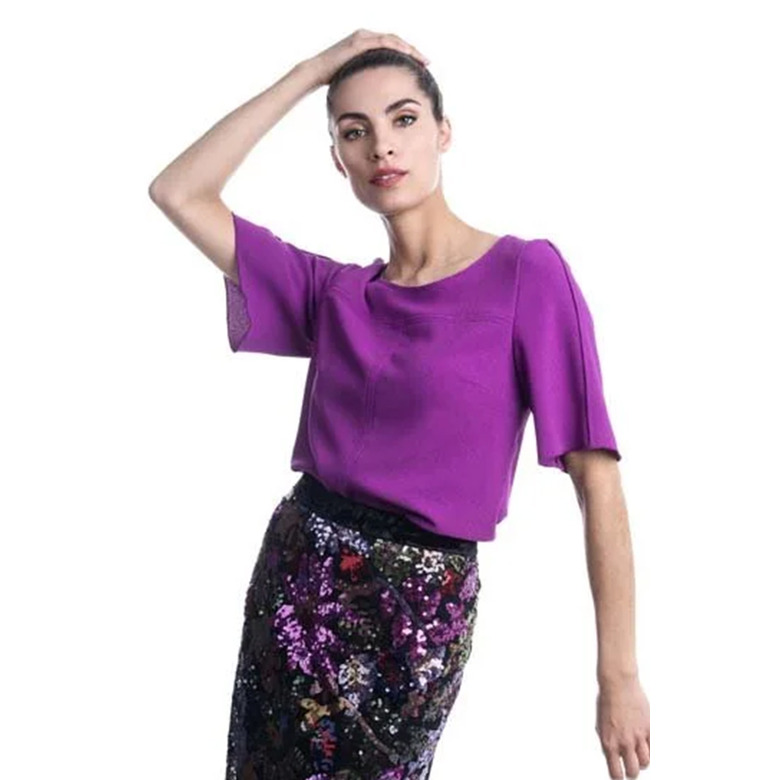 Dame Blanche blouse violet 2