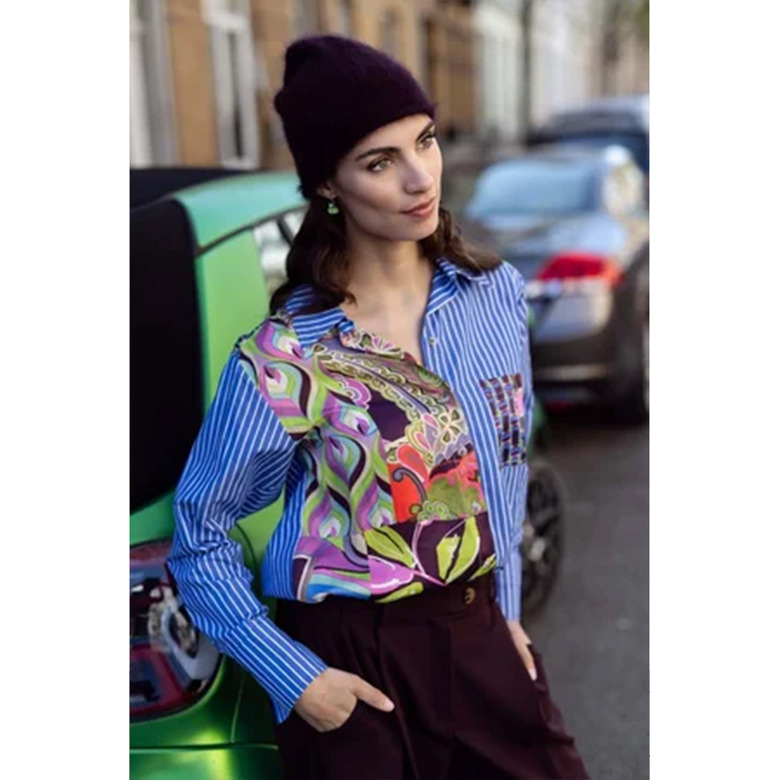 Dame Blanche blouse blue 2