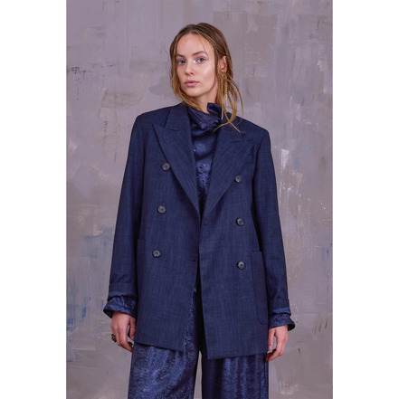 Nathalie Vleeschouwer blazer blauw
