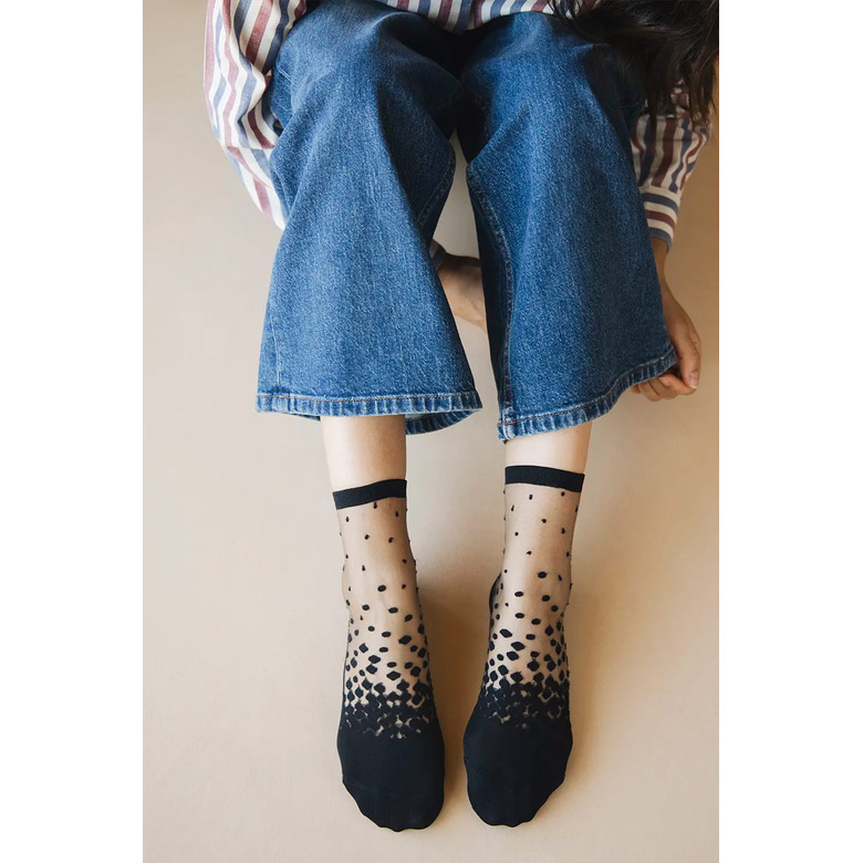 Atelier St Eustache socken schwarz 2