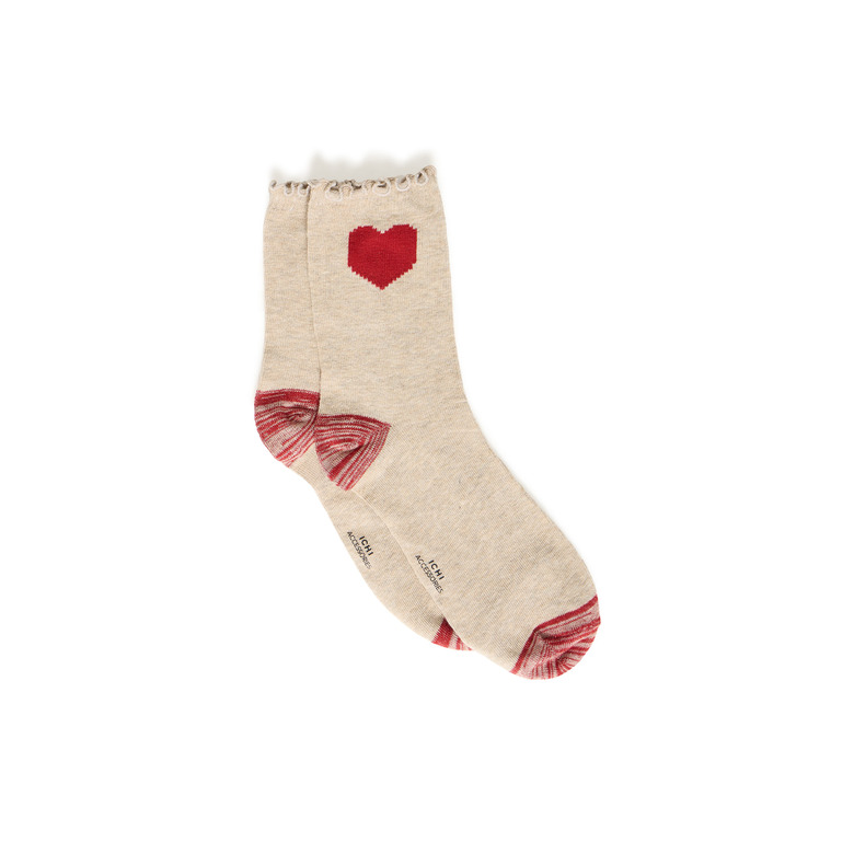 Ichi socken beige 1