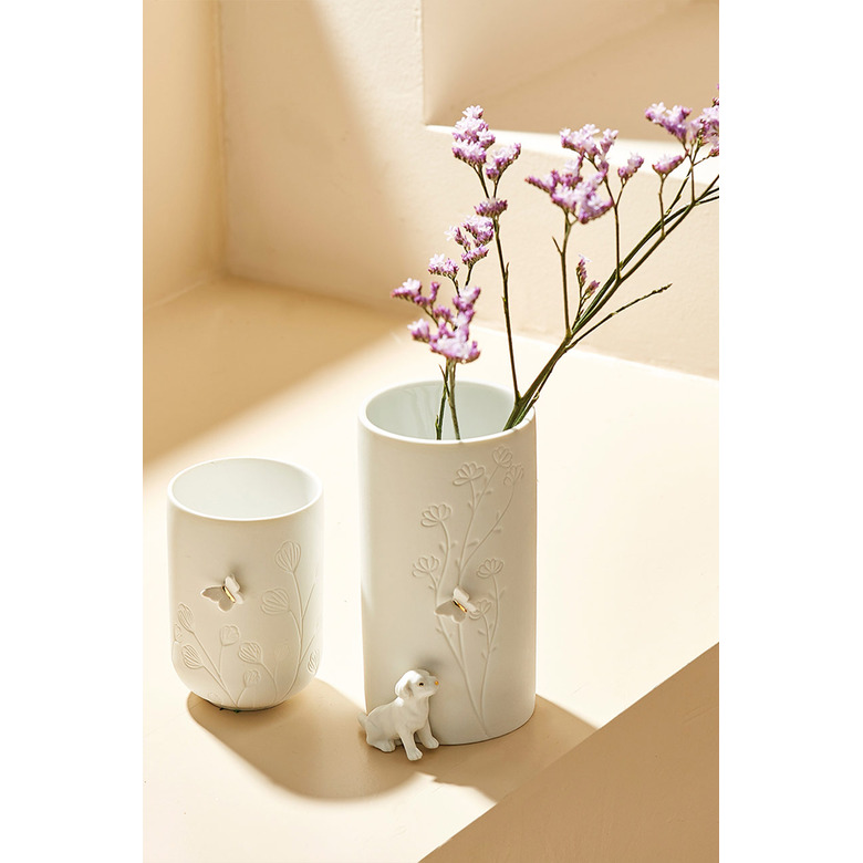 Rader theelichtje / kandelaar wit 2