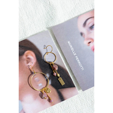 Murielle Perrotti boucles d'oreilles or