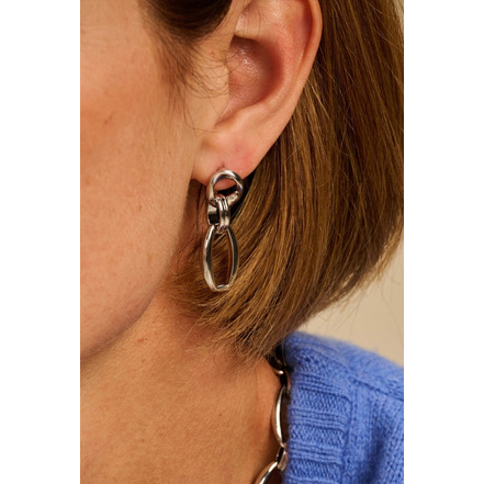 Les Cordes earrings silver