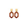 Les Cordes ohrringe cognac 1