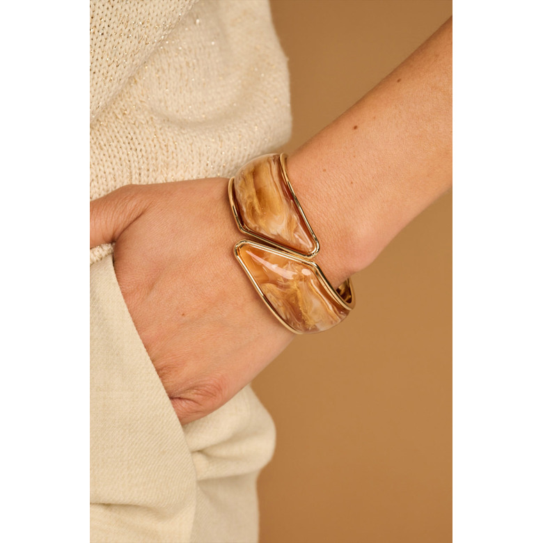 Les Cordes armband cognac 2