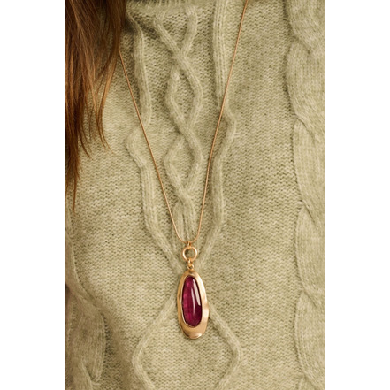 Les Cordes necklace violet