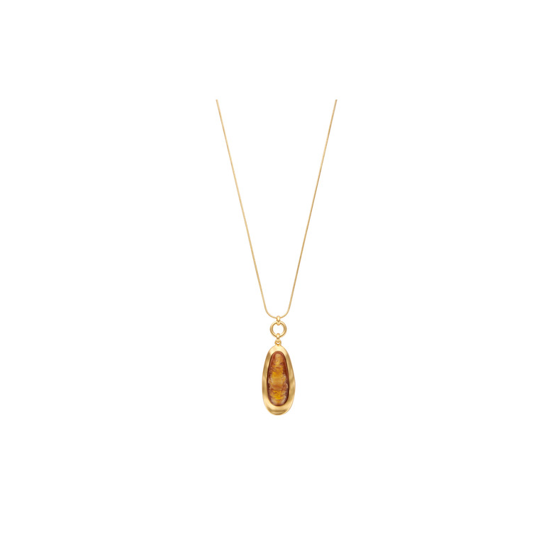 Les Cordes halskette cognac 1