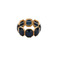 Les Cordes armband blau