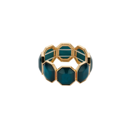 Les Cordes armband blau