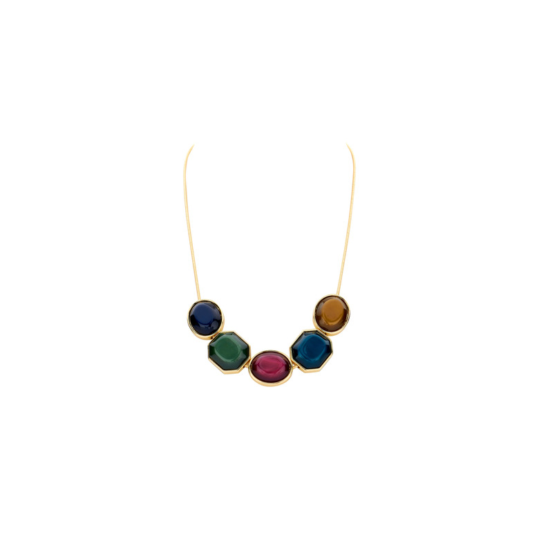 Les Cordes halskette multicolor 1