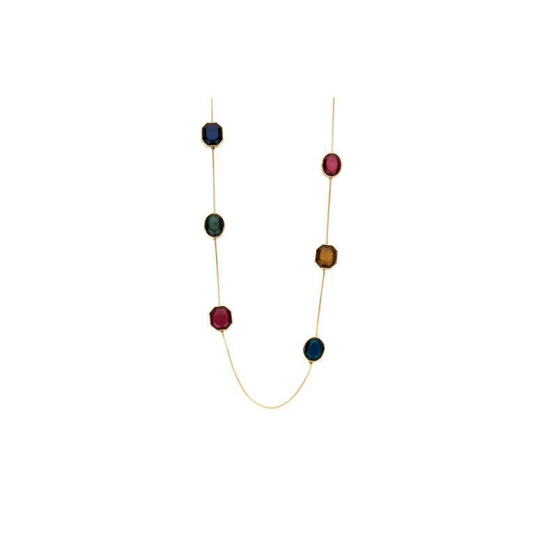Les Cordes halskette multicolor 1