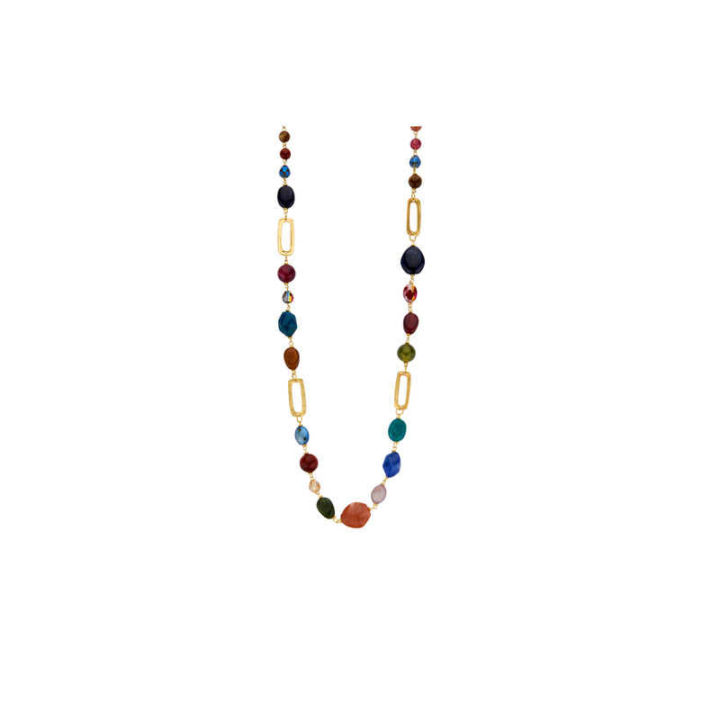 Les Cordes halskette multicolor 1