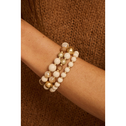 Les Cordes bracelet ecru