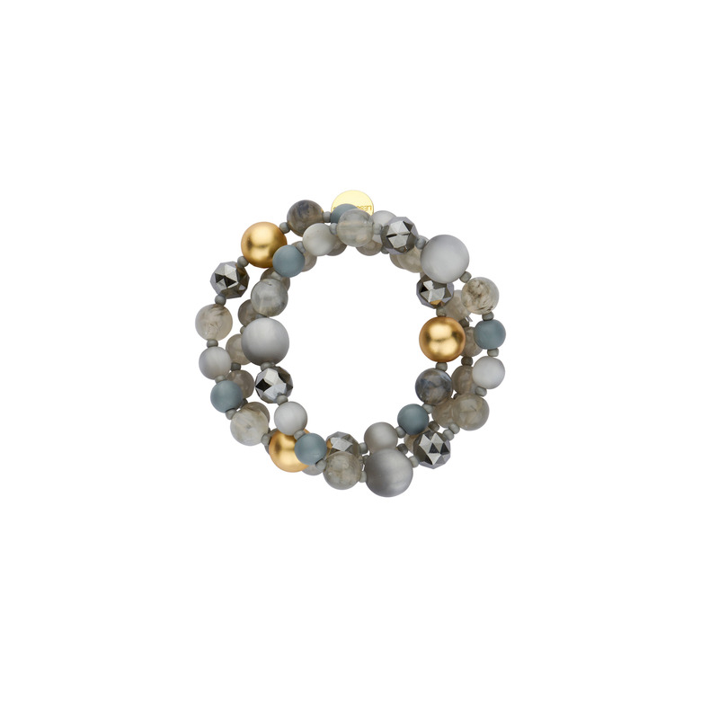 Les Cordes armband grau 1