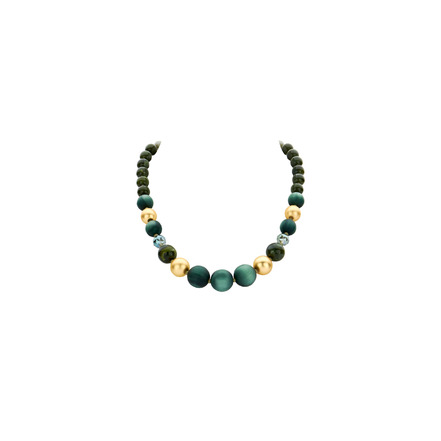 Les Cordes necklace green