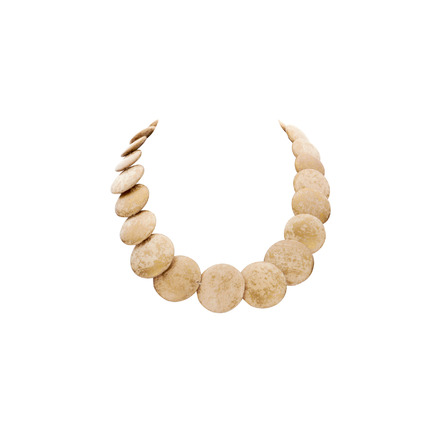 Les Cordes halskette beige