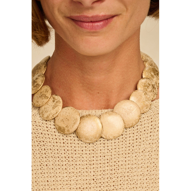 Les Cordes halskette beige 2