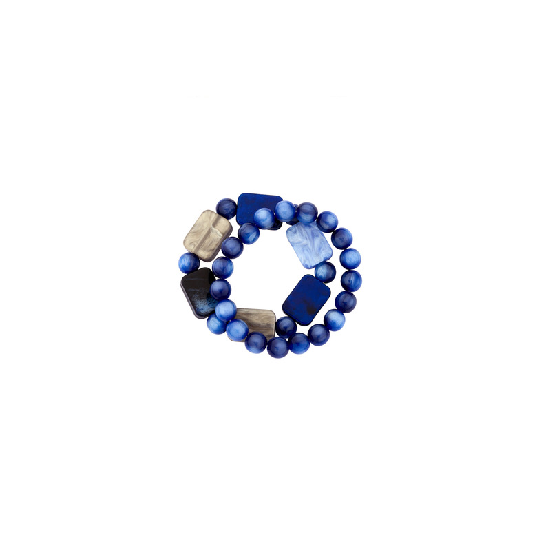 Les Cordes armband blau 1