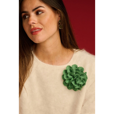 Les Cordes broche green