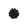 Les Cordes broche schwarz