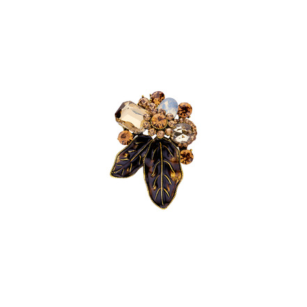 Les Cordes broche bronze