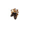 Les Cordes broche bronze 1