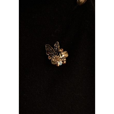 Les Cordes broche bronze