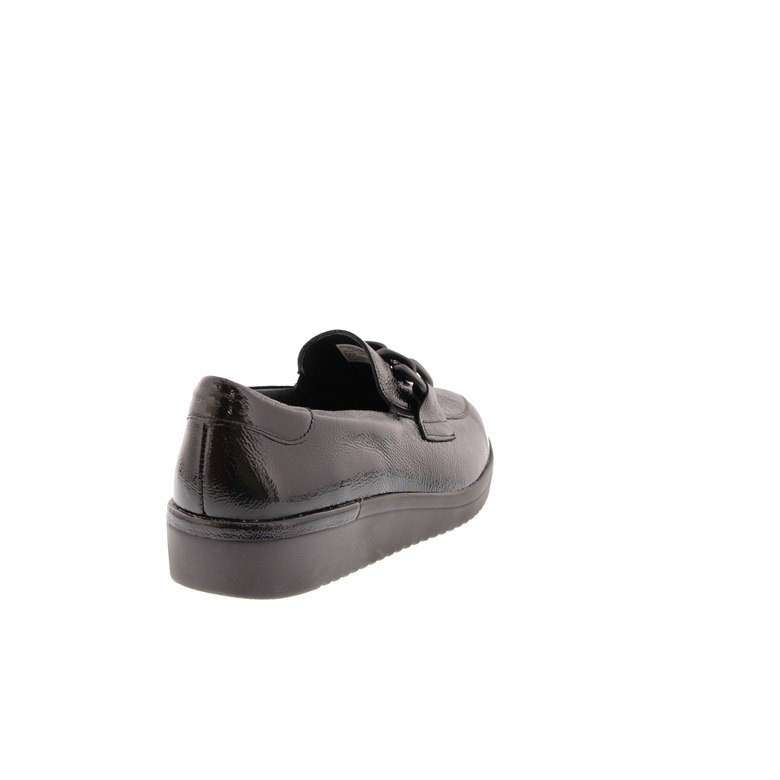 Solidus mokassins & halbschuhe schwarz 4