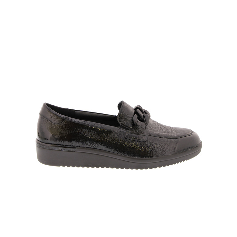 Solidus mokassins & halbschuhe schwarz 1
