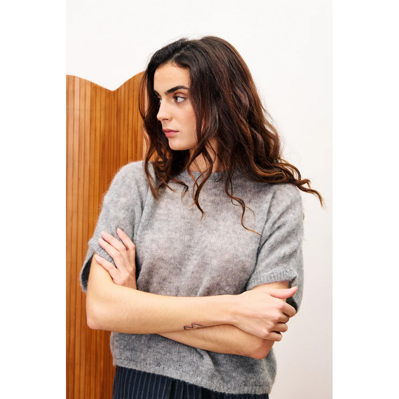 Frnch pullover grau 2