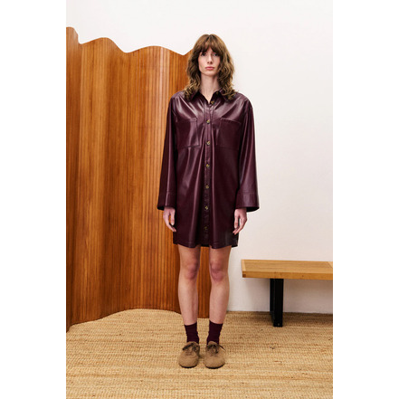 Frnch jurk bordeaux
