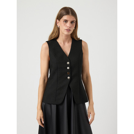 Y.a.s gilet zwart