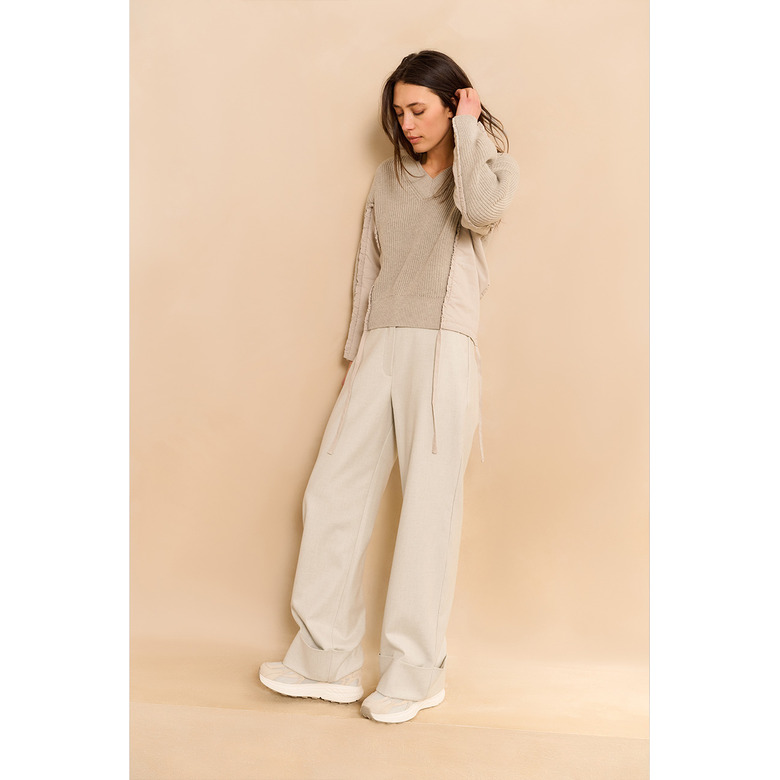 Yaya broek beige 2