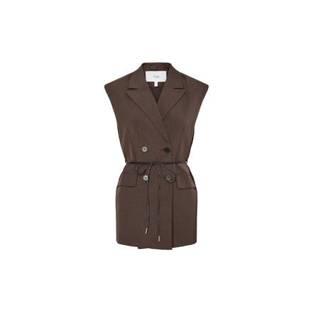 Y.a.s vest brown