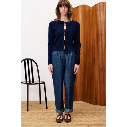 Frnch broek blauw