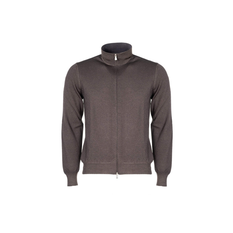 Gran Sasso cardigan brown 1