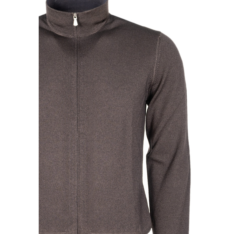 Gran Sasso cardigan brown 2
