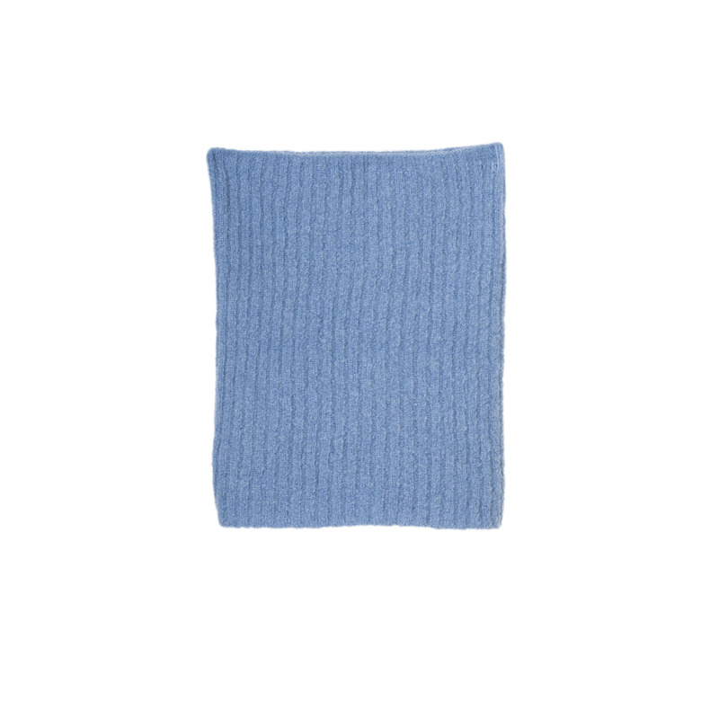 Nathalie Vleeschouwer echarpe bleu 1