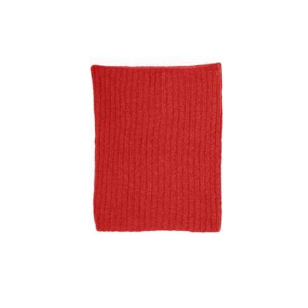 Nathalie Vleeschouwer echarpe rouge